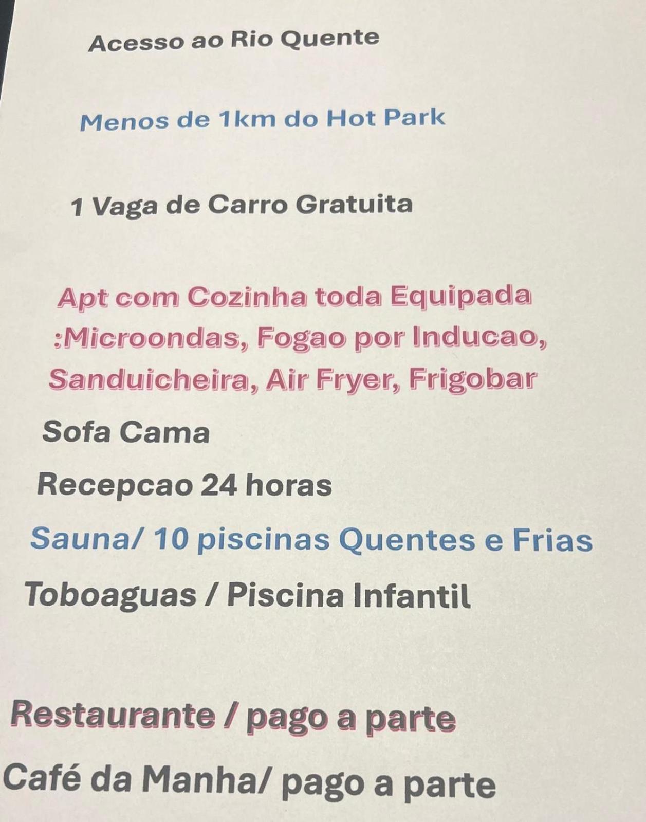 Hotel Park Veredas - Rio Quente Flat 225 Kültér fotó